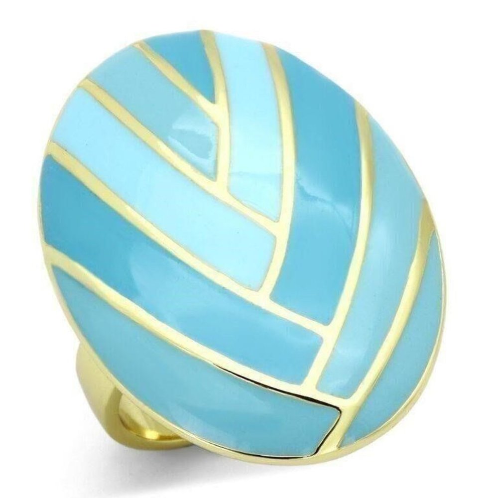NWT Size 7 Blue Epoxy Ring
